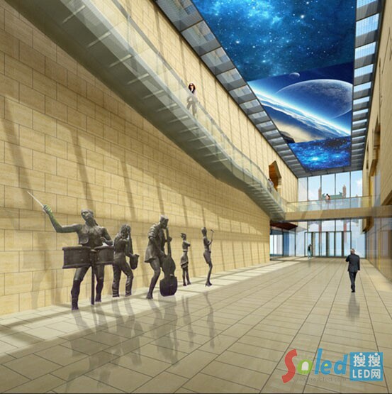 聯(lián)建光電成功中標(biāo)北京天橋藝術(shù)中心LED天幕屏項目