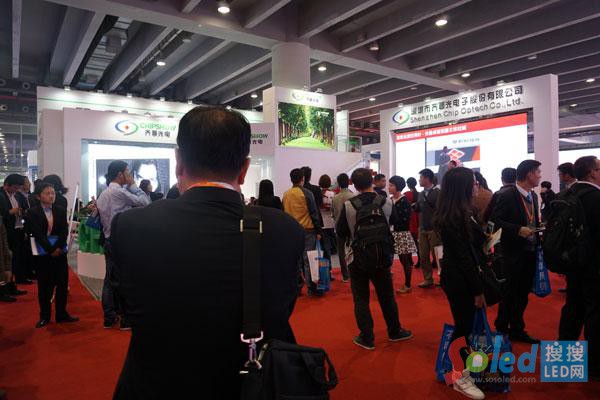 圖為齊普光電展廳人氣旺
